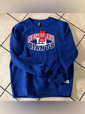 New York Giants NFL Team Apparel Ultra Game Crewneck Sweatshirt Mens Sz 2XL NWT